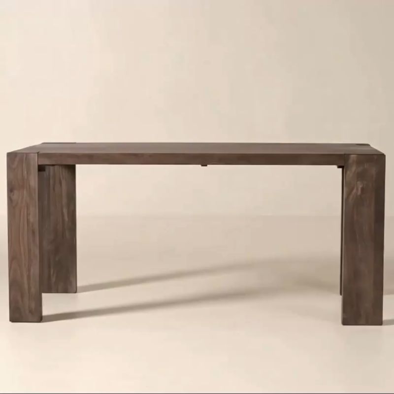Play Blox 63" Rectangular Brown Wood Dining Table - video 1 of 1